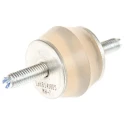 Taica M6 Anti-Vibration Mount Male to Male Bobbin, 6mm Bore, 30 mm OD, 58 mm Height, 34 kg Compression MN-7