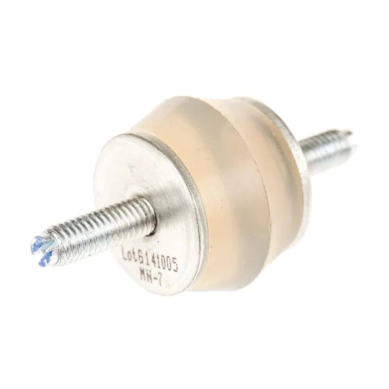 Taica M6 Anti-Vibration Mount Male to Male Bobbin, 6mm Bore, 30 mm OD, 58 mm Height, 34 kg Compression MN-7