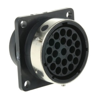 ITT Cannon Circular Connector, 23 Contacts, Panel Mount, Socket, Female, IP65, 250V, 16A, Polymer TR1823RFS1NB / 192990-1290