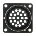 ITT Cannon Circular Connector, 23 Contacts, Panel Mount, Socket, Female, IP65, 250V, 16A, Polymer TR1823RFS1NB / 192990-1290