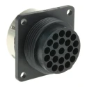 ITT Cannon Circular Connector, 23 Contacts, Panel Mount, Socket, Female, IP65, 250V, 16A, Polymer TR1823RFS1NB / 192990-1290