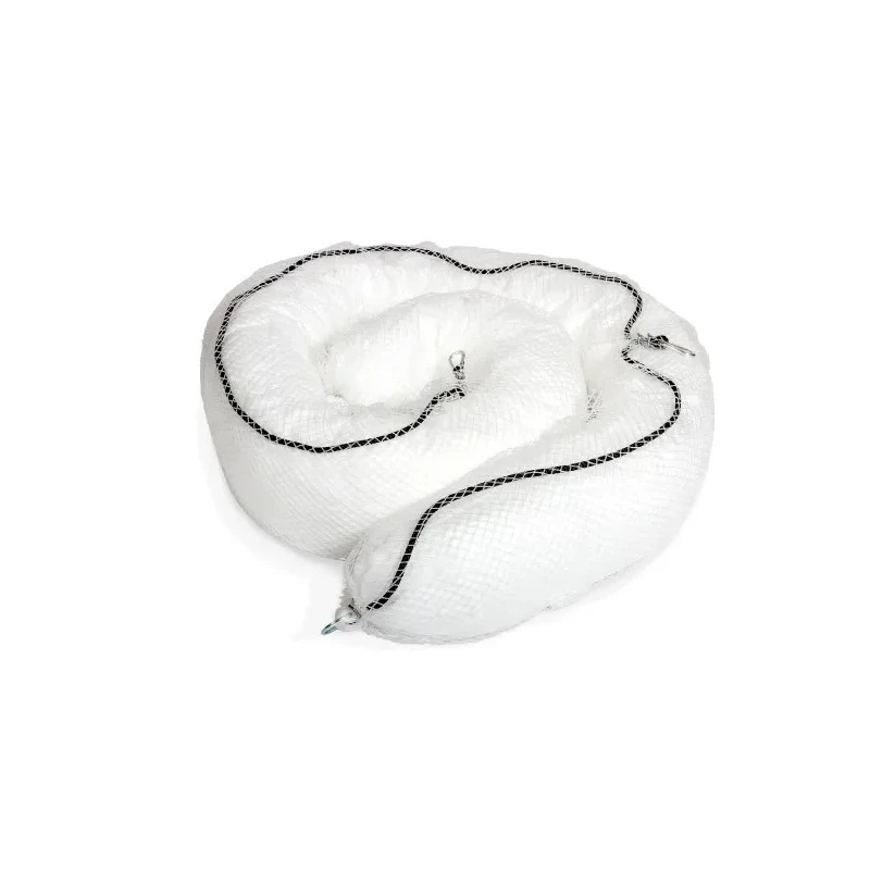 RS PRO Classic Oil Only Marine Spill Absorbent Boom 80 L Capacity, 3m Length, White, 4 Per Pack 193-8433