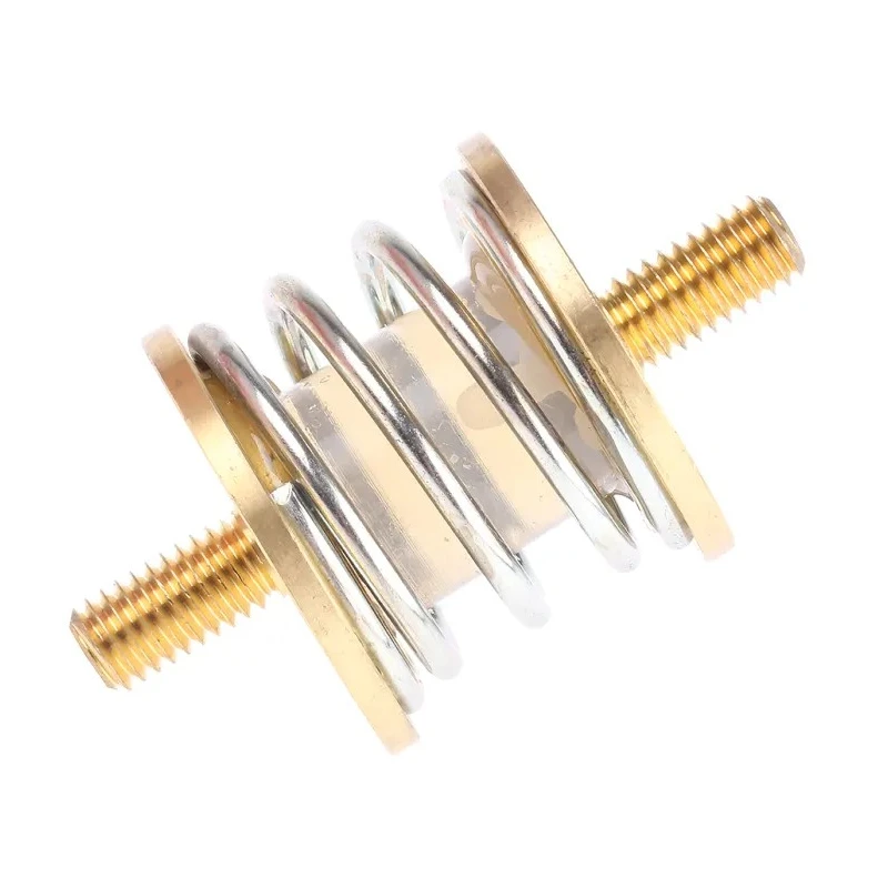 Taica Cylindrical M6 Anti-Vibration Mount Male to Male Bobbin with 16 kg Compression 28 mm OD 47 mm Height BG-8