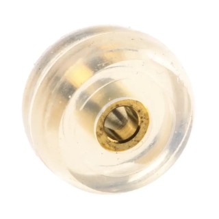 Taica Round M8 Anti-Vibration Mount with 400 N Compression Load, 3mm Bore, 14 mm Outside Diameter, 27 mm Overall Height A-2