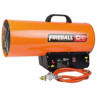 SIP 50 kW Industrial Heater, Portable, 230V, Thermostat Control, Type G British 3-Pin Plug 9291