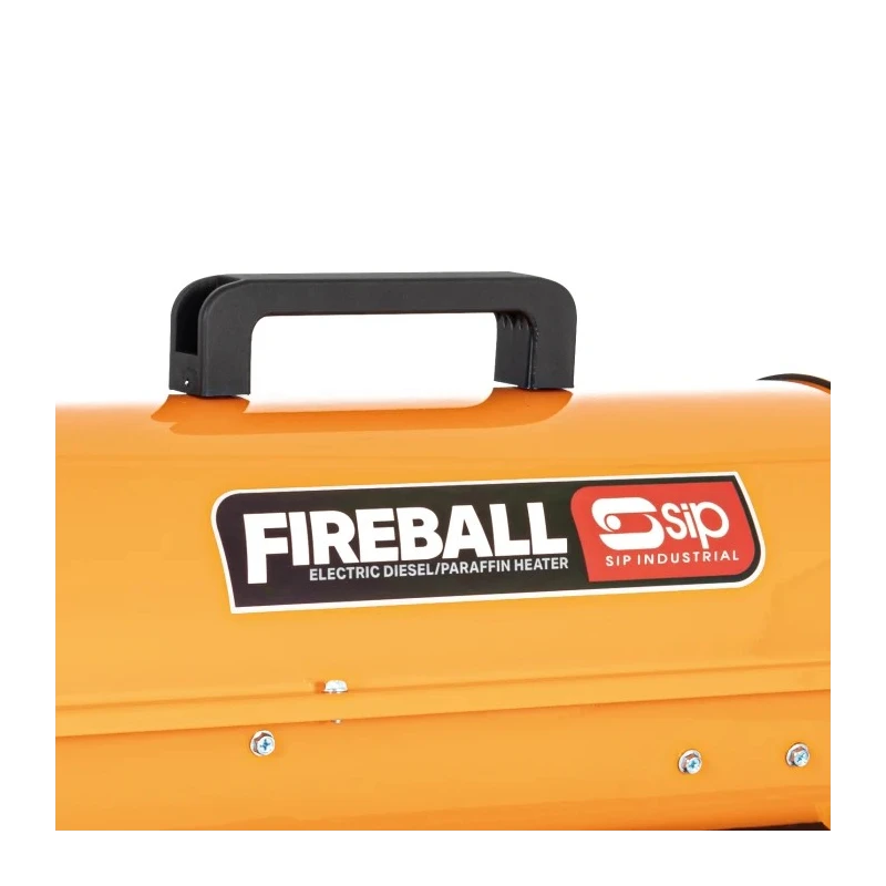 SIP 50 kW Industrial Heater, Portable, 230V, Thermostat Control, Type G British 3-Pin Plug 9291