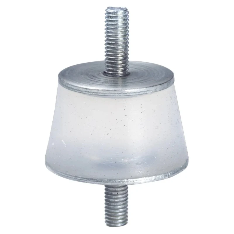 Taica Cylindrical M6 Anti-Vibration Mount, Male to Male Bobbin, 100 kg Compression, 59 mm Height THETA-TW