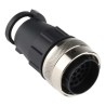ITT Cannon Circular Connector 28 Contacts Cable Standard Plug Male IP65 Trident Ringlock Series 192991-0522