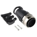 ITT Cannon Circular Connector 28 Contacts Cable Standard Plug Male IP65 Trident Ringlock Series 192991-0522