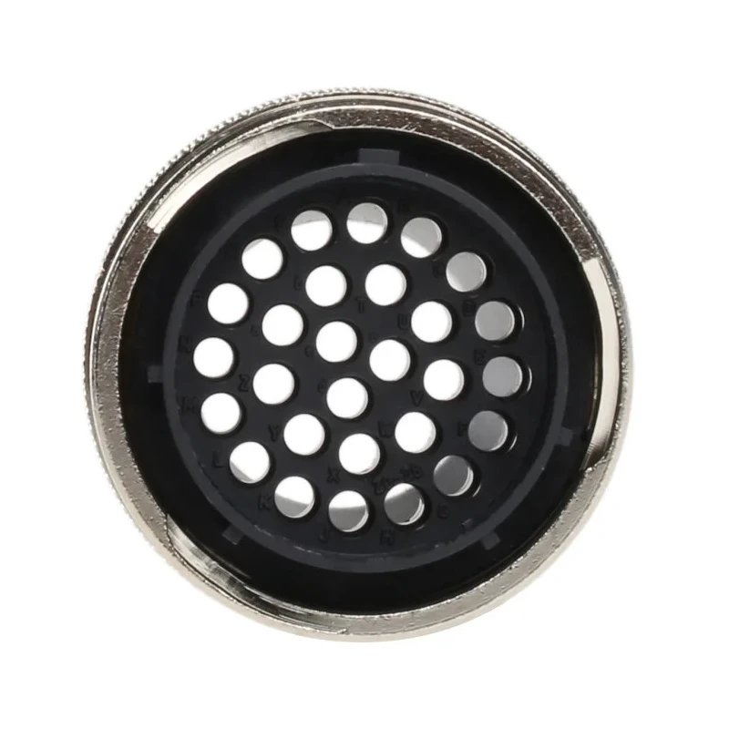 ITT Cannon Circular Connector 28 Contacts Cable Standard Plug Male IP65 Trident Ringlock Series 192991-0522