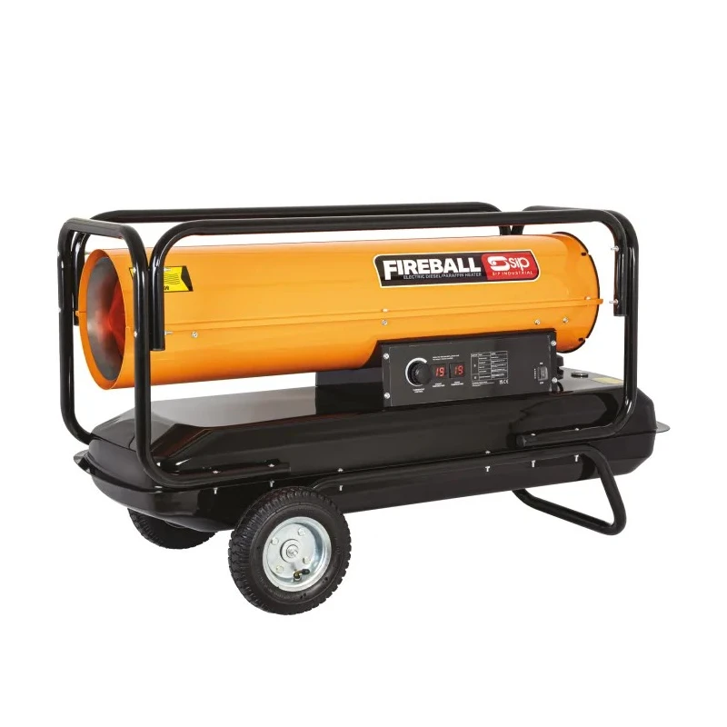 SIP 63 kW Portable Industrial Heater 230V Thermostat Control 50L Fuel Tank 09596