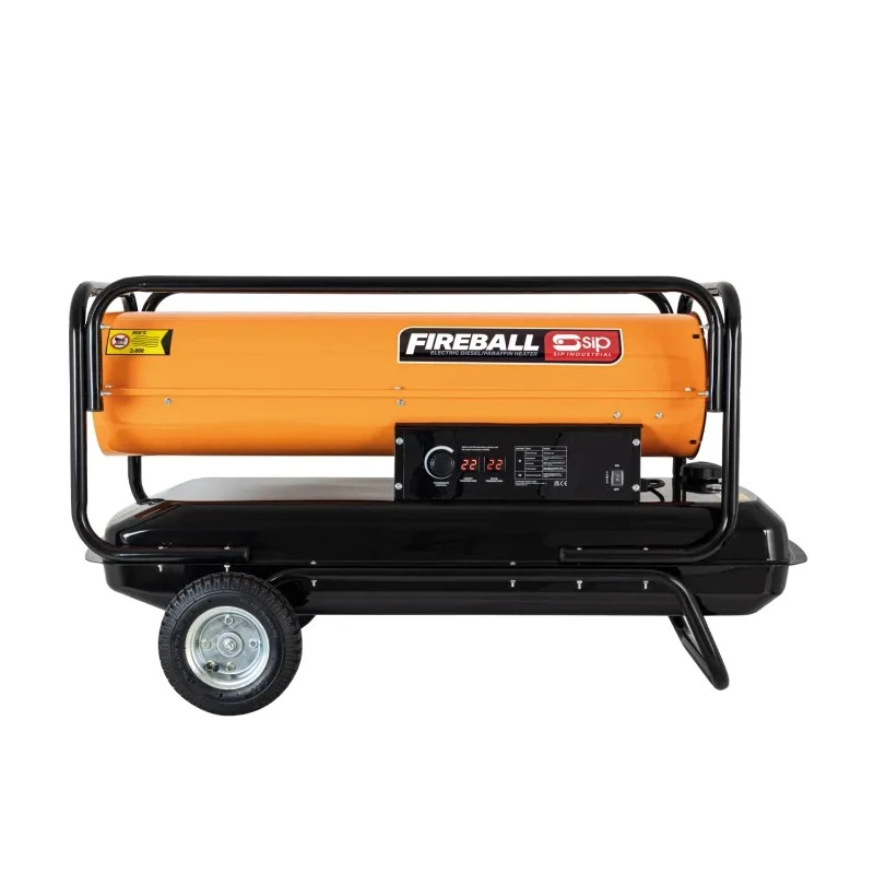 SIP 63 kW Portable Industrial Heater 230V Thermostat Control 50L Fuel Tank 09596
