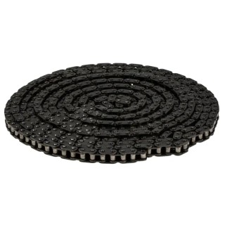 Wippermann 04C-1 Steel Simplex Roller Chain, 3 m Length, 9.1 mm Pin Length, ISO 606 (DIN 8187) 25-1