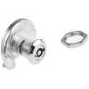 Steinbach & Vollman Steel Flush Locking Handle 59mm Length Handle 348-7179