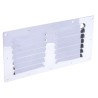 RS PRO Stainless Steel Louvred Panel Rack Panel 304 Grade Electrolytic Polish 0.7mm Thick 348-7315