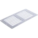 RS PRO Stainless Steel Louvred Panel Rack Panel 304 Grade Electrolytic Polish 0.7mm Thick 348-7315