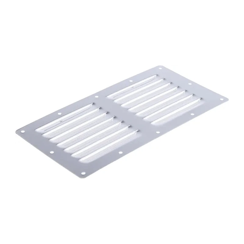 RS PRO Stainless Steel Louvred Panel Rack Panel 304 Grade Electrolytic Polish 0.7mm Thick 348-7315