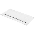 RS PRO Stainless Steel Louvred Ventilated Rack Panel 304 Grade 0.7 mm 4 mm Mounting Holes 348-7309