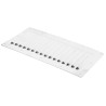 RS PRO Stainless Steel Louvred Ventilated Rack Panel 304 Grade 0.7 mm 4 mm Mounting Holes 348-7309