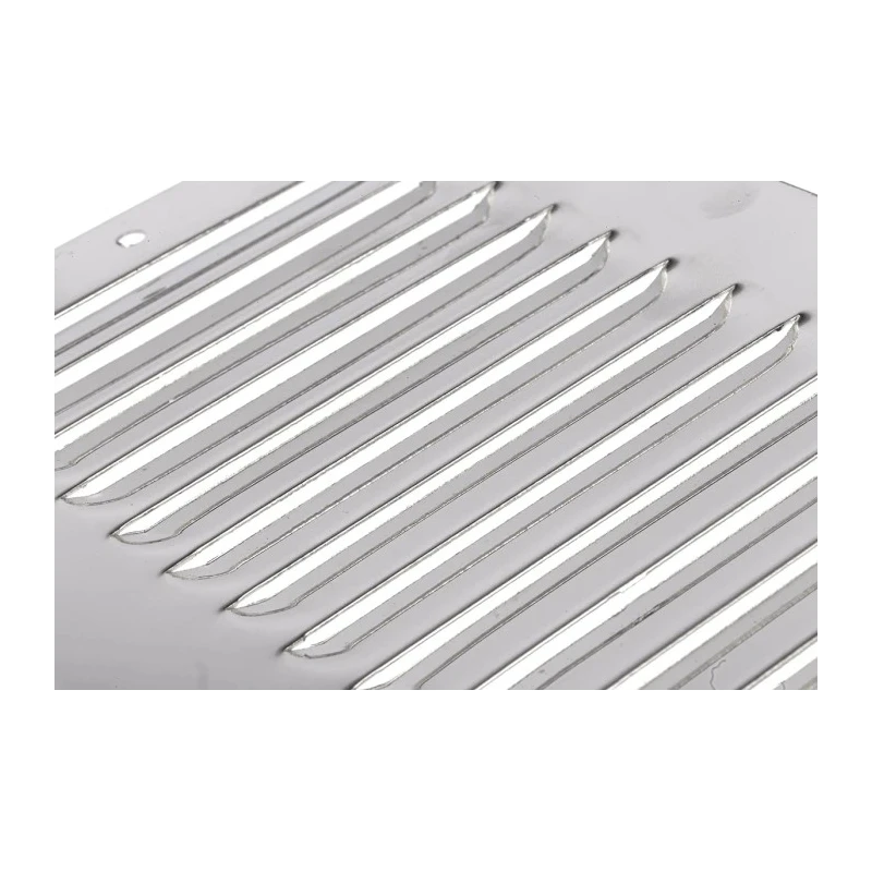 RS PRO Stainless Steel Louvred Ventilated Rack Panel 304 Grade 0.7 mm 4 mm Mounting Holes 348-7309