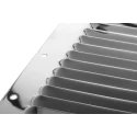 RS PRO Stainless Steel Louvred Ventilated Rack Panel 304 Grade 0.7 mm 4 mm Mounting Holes 348-7309