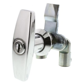 Steinbach & Vollman Silver Die Cast Zinc Locking Handle Chrome Plated T-Handle 78mm 348-7731