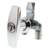 Steinbach & Vollman Silver Die Cast Zinc Locking Handle Chrome Plated T-Handle 78mm 348-7731