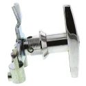 Steinbach & Vollman Silver Die Cast Zinc Locking Handle Chrome Plated T-Handle 78mm 348-7731