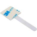 RS PRO White Aluminium Self-Adhesive Hook Cable Clip 69.8 x 25.4 x 7.9 mm 475-142