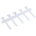 RS PRO Natural Aluminium Cable Clip Self-Adhesive Fixing, 13 mm Max Bundle Diameter 63.5 mm x 25.4 mm x 6.4 mm 475-148