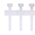 RS PRO Natural Aluminium Cable Clip Self-Adhesive Fixing, 13 mm Max Bundle Diameter 63.5 mm x 25.4 mm x 6.4 mm 475-148