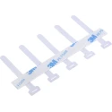 RS PRO Natural Aluminium Cable Clip Self-Adhesive Fixing, 13 mm Max Bundle Diameter 63.5 mm x 25.4 mm x 6.4 mm 475-148