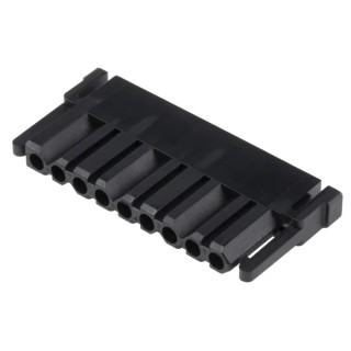ITT Cannon Trident Male Connector Housing 5.08 mm Pitch 9 Way 1 Row Straight TST09PF00 / 192990-0990