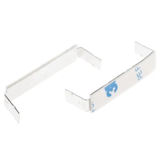 RS PRO Natural Aluminium Self-Adhesive Cable Clip 10 mm Max Bundle Diameter 44 mm Length 9.8 mm Width 12.2 mm Depth 475-186
