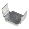RS PRO Natural Aluminium Self-Adhesive Open Arm Cable Clip 12.7 mm Max Bundle Diameter 12.9 x 9.8 x 6.3 mm 475-154