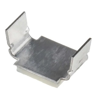RS PRO Natural Aluminium Self-Adhesive Open Arm Cable Clip 12.7 mm Max Bundle Diameter 12.9 x 9.8 x 6.3 mm 475-154