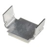 RS PRO Natural Aluminium Self-Adhesive Open Arm Cable Clip 12.7 mm Max Bundle Diameter 12.9 x 9.8 x 6.3 mm 475-154
