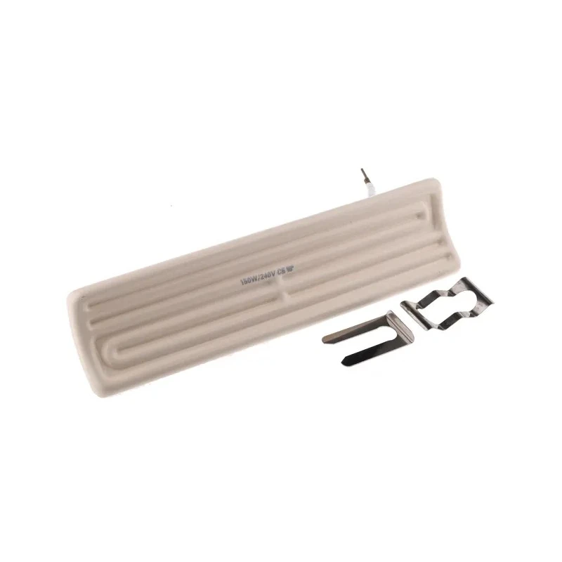 RS PRO Ceramic Heating Element, Curved Glazed Ceramic, 245 mm Length, 60 mm Width, 150 W, 230V AC 348-8920