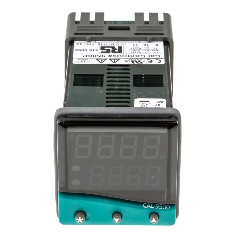 CAL 9500 Panel PID Temperature Controller, 2 Output Relay, SSD, 240V ac, Panel Mount, IP66 Rated 95001PA000