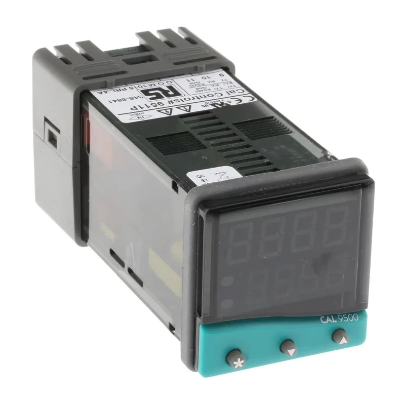 CAL Panel PID Temperature Controller with 2 Relay Outputs 240V AC, LED Display, IP66 Rated, Model 95111PA000