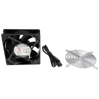 Omron R89F Series Axial Fan 100-240V AC 4.4W 3 m³/min 120mm x 120mm x 38mm Ball Bearing R89F-MS1238HP-S2