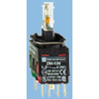 Schneider Electric Harmony Series Contact & Light Block 12, 24V 1 NO/1 NC White LED ZB6ZB15B