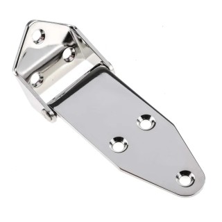 ROCA Stainless Steel Hatch Hinge with Fixed Pin Screw Fixing 40mm x 137mm x 2.5mm 44 17 32