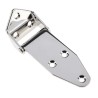 ROCA Stainless Steel Hatch Hinge with Fixed Pin Screw Fixing 40mm x 137mm x 2.5mm 44 17 32