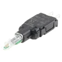 Schneider Electric Harmony Series Light Block, 30V ac/dc, Red Light, 1 NO/1 NC ZB6EB4B
