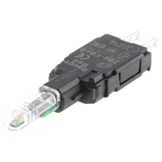 Schneider Electric Harmony Series Light Block, 30V ac/dc, Red Light, 1 NO/1 NC ZB6EB4B