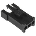 ITT Cannon Trident Male Connector Housing 5.08 mm Pitch 3 Way 1 Row Straight TST03PA00 / 192923-5920
