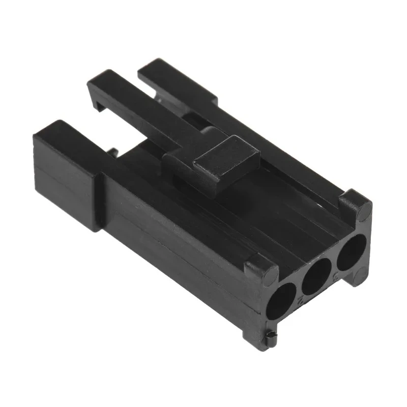ITT Cannon Trident Male Connector Housing 5.08 mm Pitch 3 Way 1 Row Straight TST03PA00 / 192923-5920