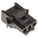 ITT Cannon Trident Female Connector Housing 5.08 mm Pitch 3 Way 1 Row Straight TST03RA00 / 192923-6010