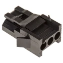 ITT Cannon Trident Female Connector Housing 5.08 mm Pitch 3 Way 1 Row Straight TST03RA00 / 192923-6010